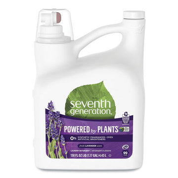 Seventh Generation® Natural Liquid Laundry Detergent, Lavender-blue Eucalyptus, 99 Loads,150 Oz,4-ct freeshipping - TVN Wholesale